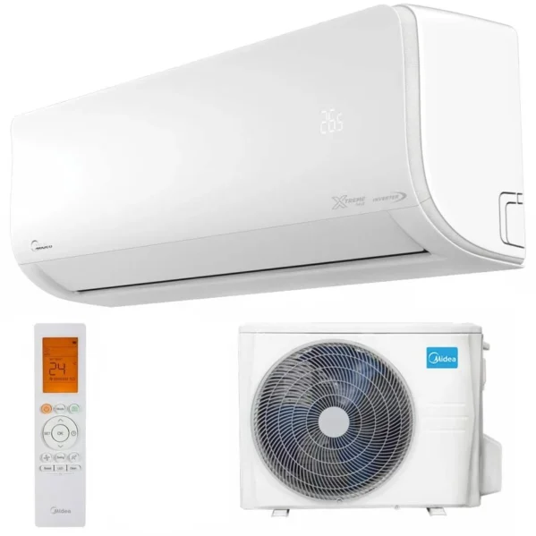 Midea XTREME SAVE sieninis šilumos siurblys oras-oras oro kondicionierius  MSAGBU-09HRFN8-QRD1GW(GA) + MOX230-09HFN8-QRD6GW 2,6/2,93 kW - Image 6