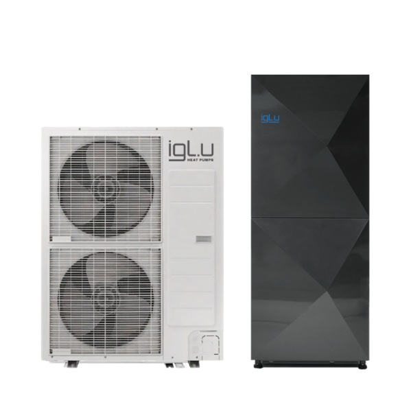 iGLu Šilumos siurblys oras-vanduo iGLU Inuit 16 WTI su integruotu boileriu 200L 16,0 kW - Image 2