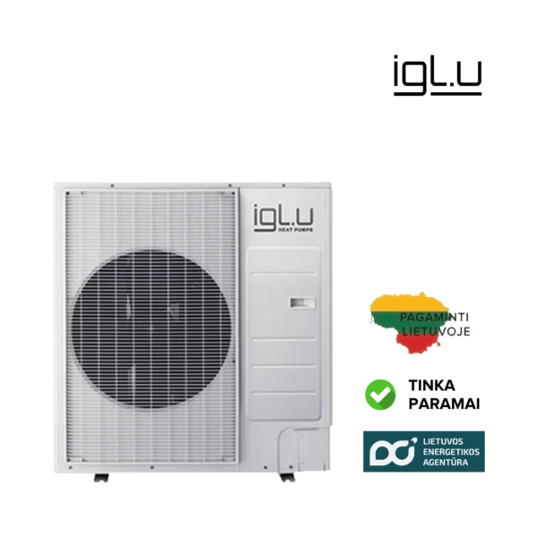 iGLu Šilumos siurblys oras-vanduo iGLU Inuit 9 WTI su integruotu boileriu 200L 9,0 kW - Image 3