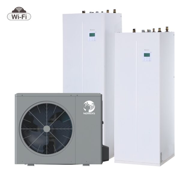 Nordis OPTIMUS PRO HOP100/190IDU HOP8WODU oras-vanduo šilumos siurblys su integruotu 190l boileriu 8,3 kW