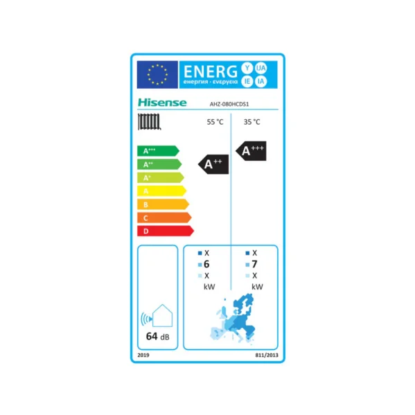 Hisense Hi-Therma Mono AHZ-080HCDS1 oras-vanduo monoblokas 8,0 kW - Image 6