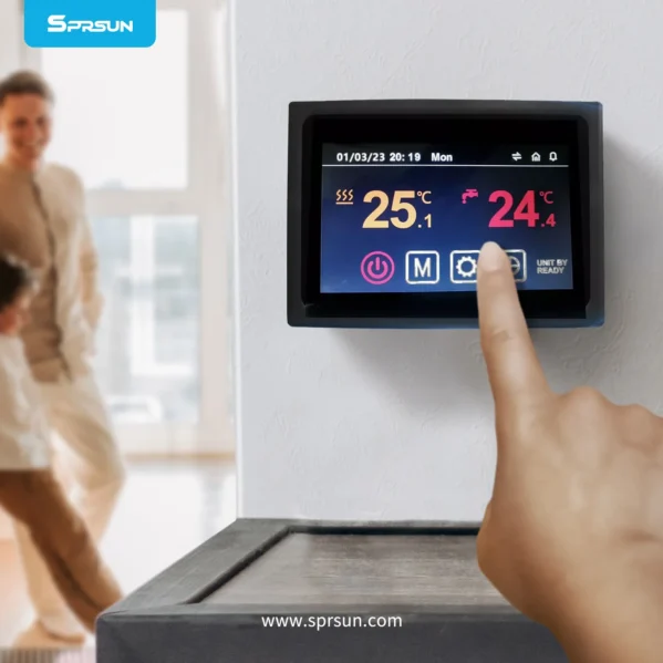 SprSun Šilumos siurblys 6kW Clima Series R32 CGK015V3L-B oras-vanduo monoblokas 6,0 kW - Image 4