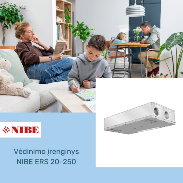 Vėdinimo įrenginys NIBE ERS 20-250