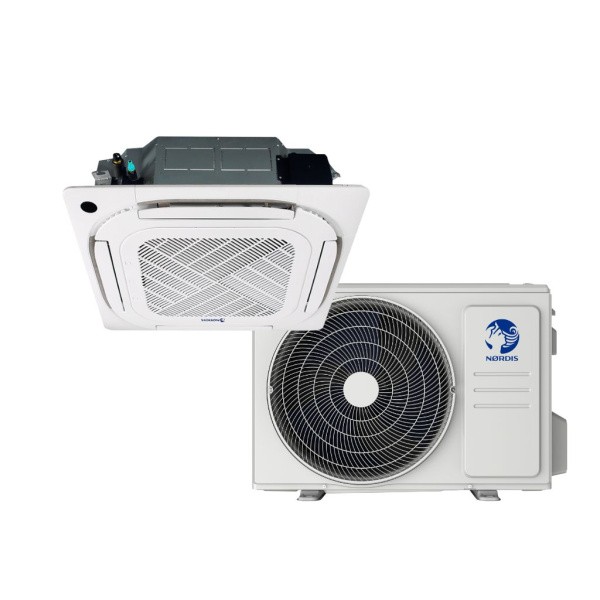 NØRDIS kasetinis oro kondicionierius NIC-NOA18+panelė 12-18+WF-MC 5.28/5.57kW