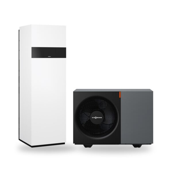 Viessmann šilumos siurblys oras-vanduo R290 monoblokas Vitocal 200-A ie Compact B10 230 Z035469 su integruotu boileriu 190L 12kW - Image 1